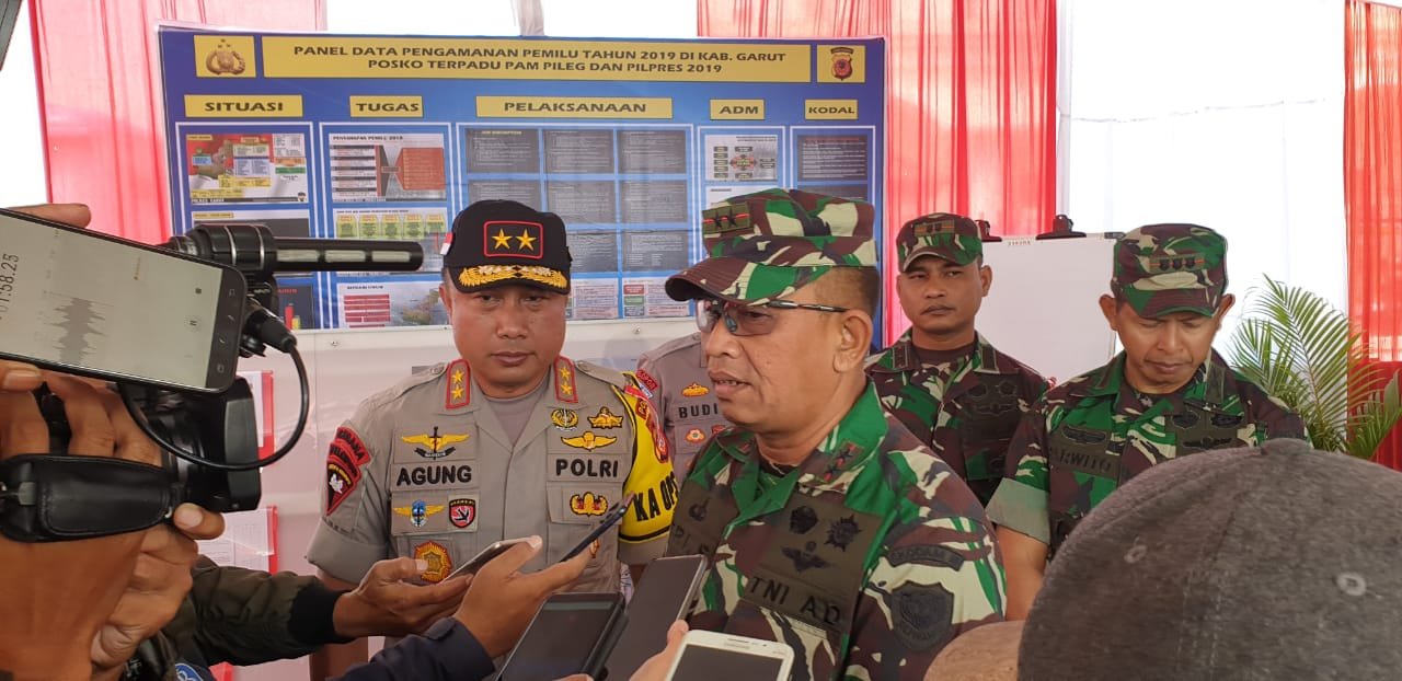 Pangdam III/ Siliwangi , patroli pengamanan pemilu