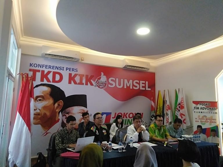 Jokowi-Ma'ruf , TKD KIK Sumsel