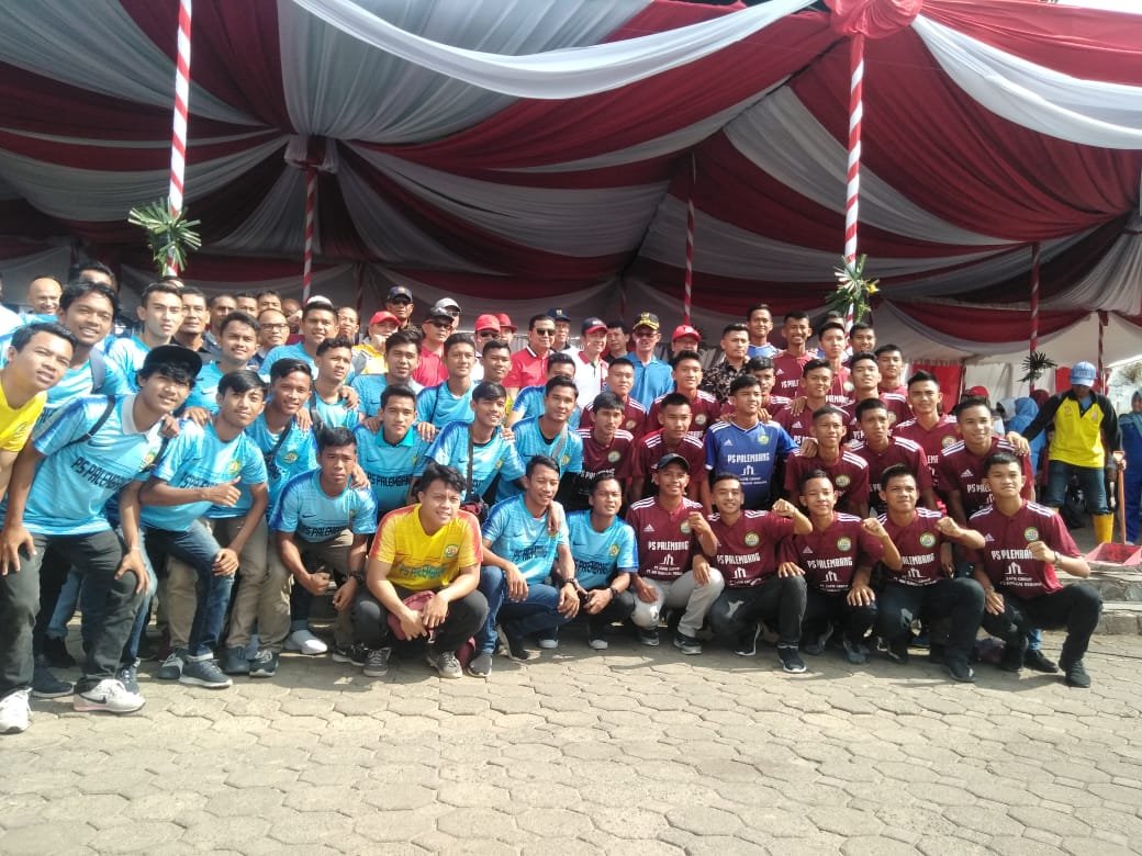 Manager U17 Adi Saputra Lubis , PS Palembang , Walikota Palembang H. Harnojoyo