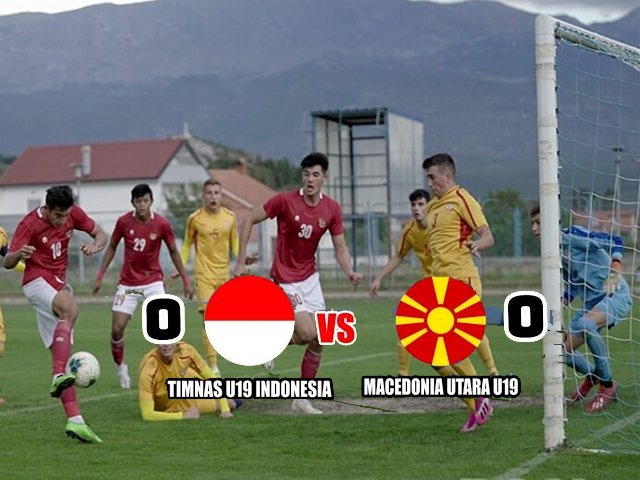bola , Makedonia , peluang emas , Skor Pertandingan , timnas u-19