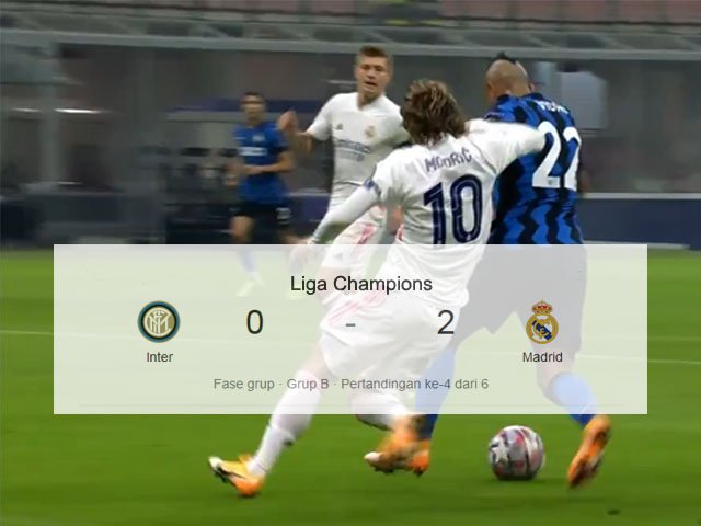 Inter milan melawan Real Madrid , Inter Milan vs Real Madrid , Liga Champions , Stadion Giuseppe Meazza