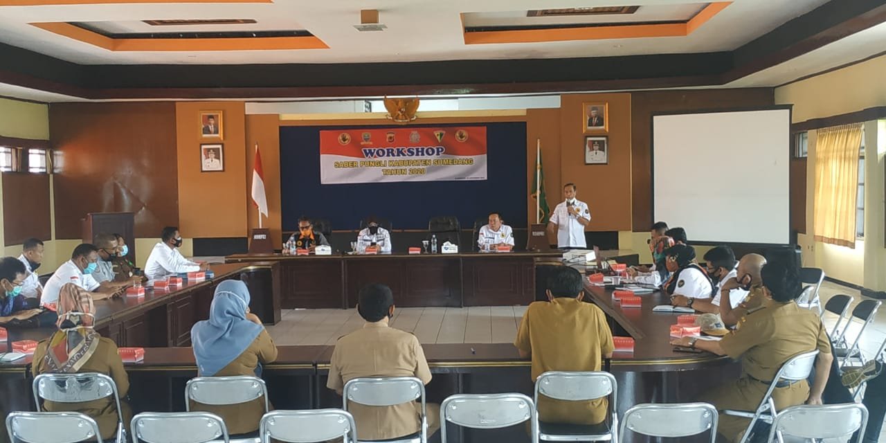 kegiatan workshop , mewujudkan birokrasi bersih , Satgas Saber Pungli , Satgas Saber Pungli Kabupaten Sumedang , Satgas Saber Pungli Provinsi Jawa Barat , sosialisasi pencegahan pungli