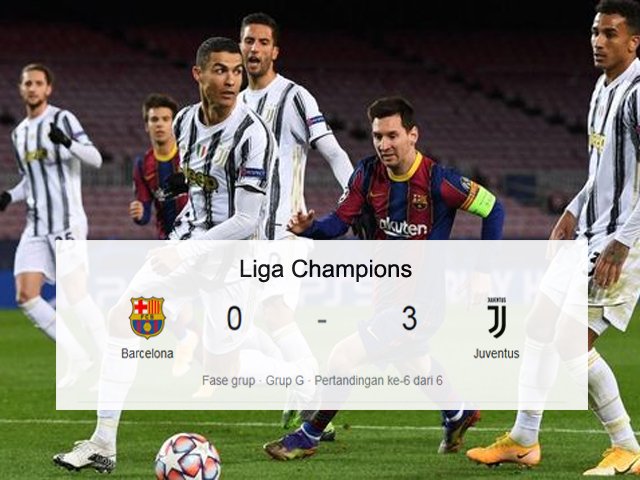 Barcelona melawan Juventus , Barcelona tak berkutik , Juventus Unggul , Liga Champions , Skor Pertandingan , Tendangan Penalti
