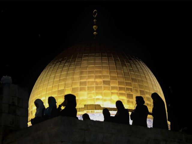 agresi Israel terhadap Jalur Gaza , Israel menyerang para jamaah , Masjid Al-Aqsa , sasaran mentalitas brutal