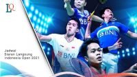 jadwal indonesia open 2021, jadwal pertandingan bulutangkis