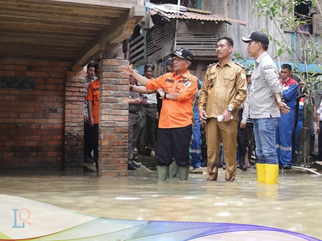 Desa Jembatan Gantung , paket bantuan sembako , solusi untuk mencegah banjir