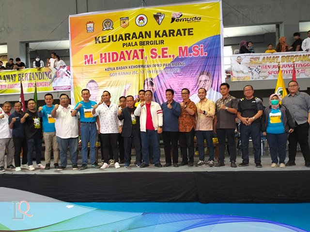 Kejuaraan Karate Piala Bergilir , Open Tournament , Pertandingan di kota Palembang